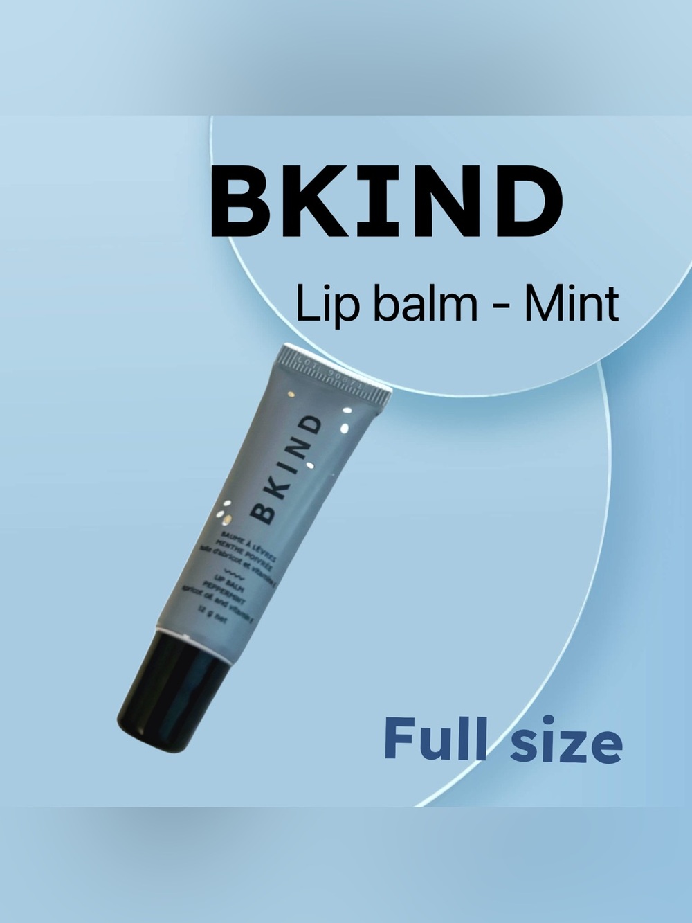 🇨🇦🆕NWOB BKIND |FULL| Unisex Peppermint Hydrate & Repair Lip Balm